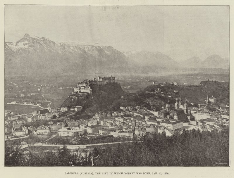 Salzbourg (Autriche), la ville où Mozart est né, 27 janvier 1756 - English Photographer