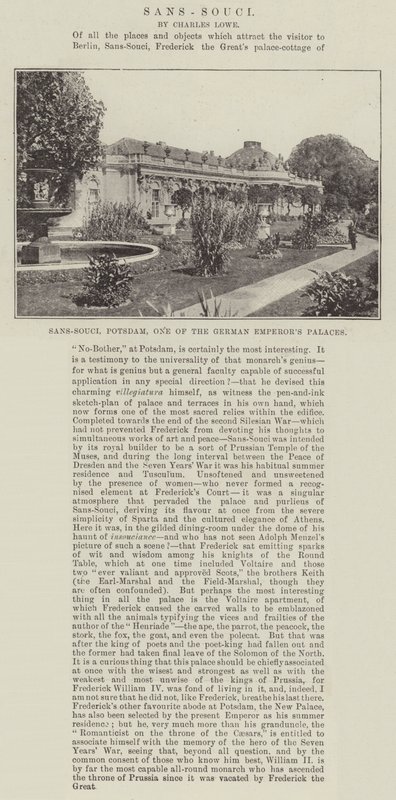 Sans-Souci, Potsdam, un des palais de l