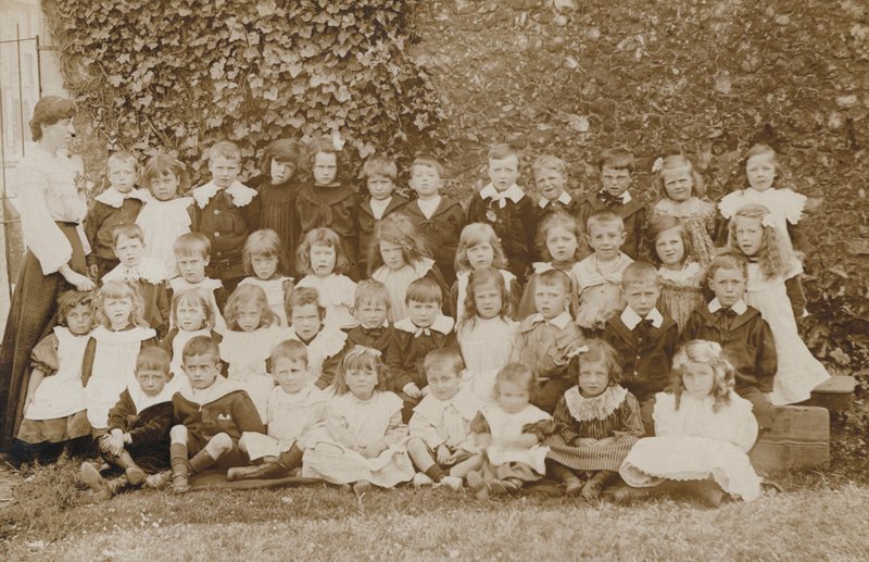 Écoliers, Norfolk, début du XXe siècle - English Photographer