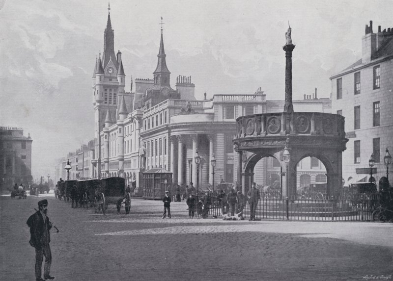 Écosse : Aberdeen, Market Cross et bâtiments municipaux - English Photographer