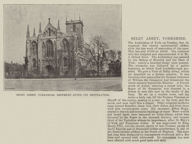 Abbaye de Selby, Yorkshire, rouverte après sa restauration - English Photographer