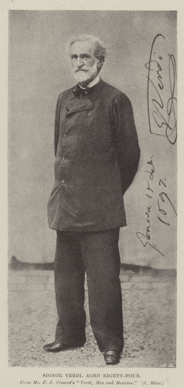 Signor Verdi, âgé de quatre-vingt-quatre ans - English Photographer