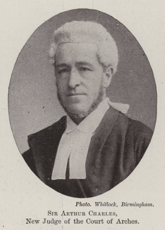 Sir Arthur Charles, nouveau juge de la Cour des Arches - English Photographer