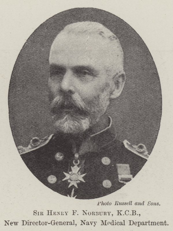 Sir Henry F Norbury, KCB, nouveau directeur général, département médical de la marine - English Photographer