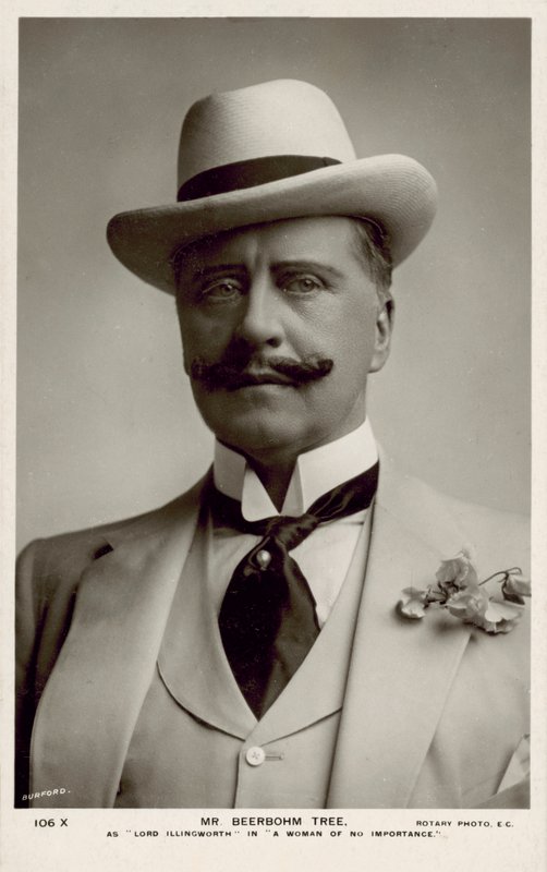 Sir Herbert Beerbohm Tree, acteur anglais - English Photographer