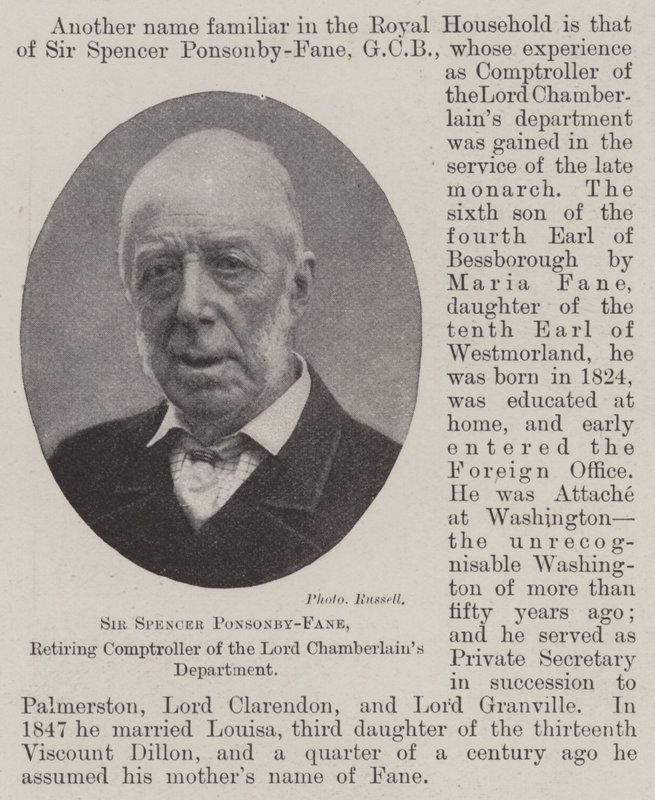 Sir Spencer Ponsonby-Fane, contrôleur sortant du département du Lord Chambellan - English Photographer