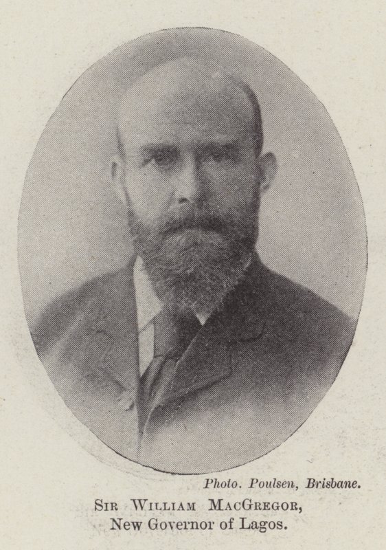 Sir William MacGregor, nouveau gouverneur de Lagos - English Photographer