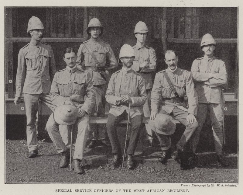 Officiers de service spécial du régiment ouest-africain - English Photographer