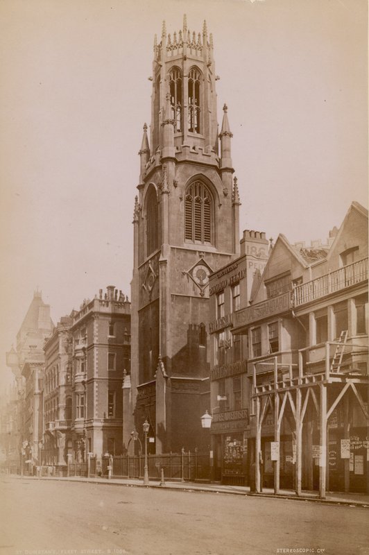 Église St Dunstans, Fleet Street, Londres - English Photographer