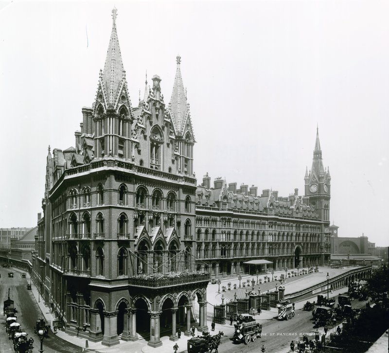 Gare de St Pancras; photographie d