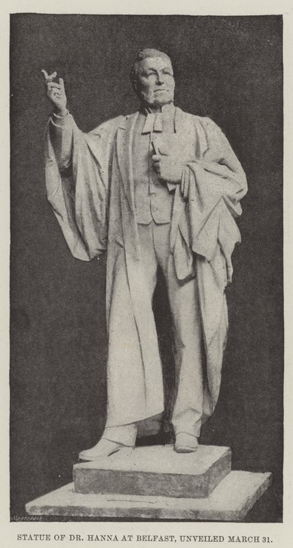 Statue du Dr Hanna à Belfast, dévoilée le 31 mars - English Photographer