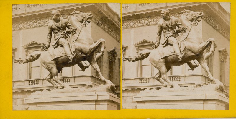 Statue du général Sir James Outram, pour Calcutta, maintenant à Waterloo Place, par J H Foley, RA - English Photographer