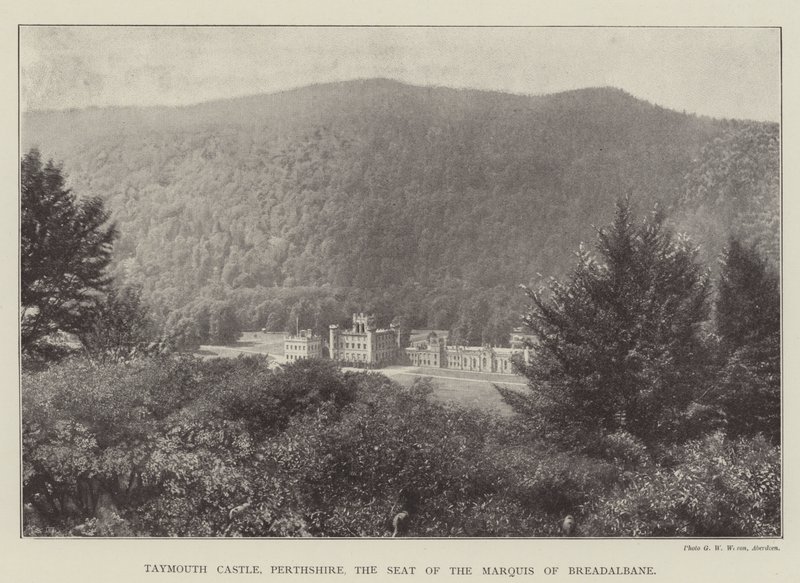 Château de Taymouth, Perthshire, résidence du marquis de Breadalbane - English Photographer