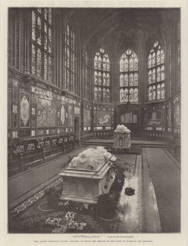 La chapelle commémorative Albert, Windsor, où reposent les restes du duc de Clarence - English Photographer
