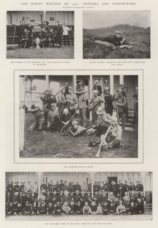 La réunion de Bisley de 1901, gagnants et concurrents - English Photographer
