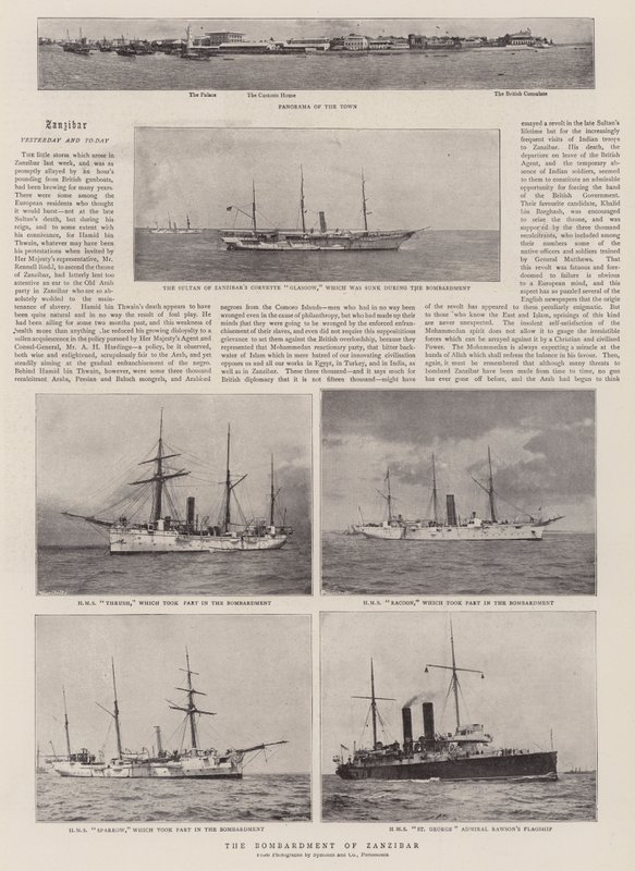 Le bombardement de Zanzibar - English Photographer