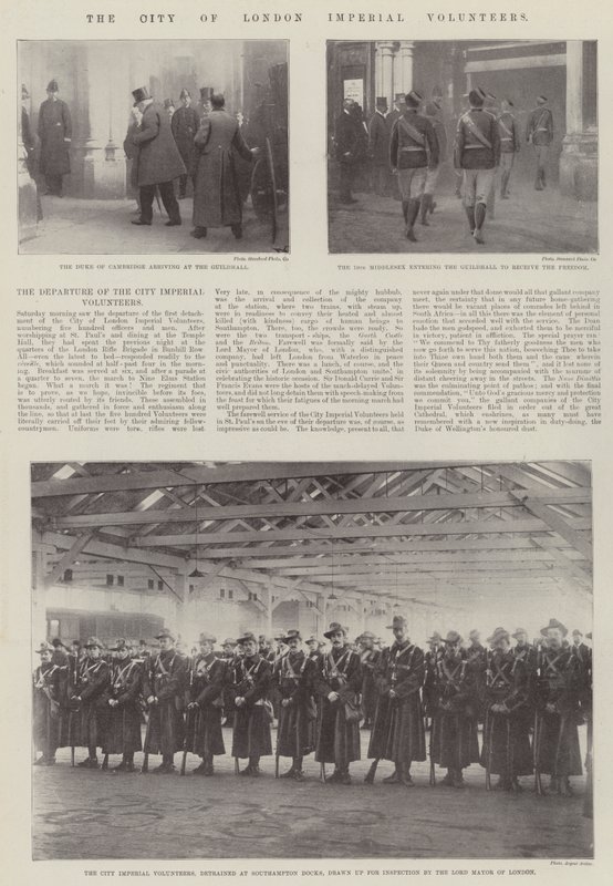 Les volontaires impériaux de la ville de Londres - English Photographer