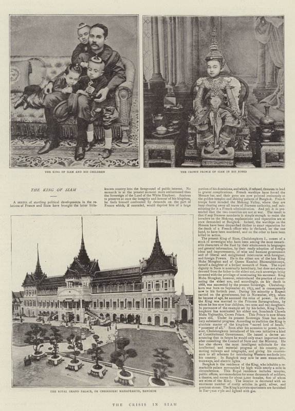 La crise en Siam - English Photographer