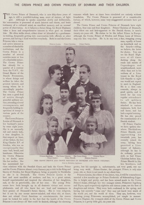 Le prince héritier et la princesse héritière de Danemark et leurs enfants - English Photographer