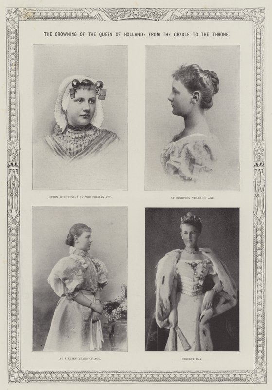 Le couronnement de la reine de Hollande, du berceau au trône - English Photographer