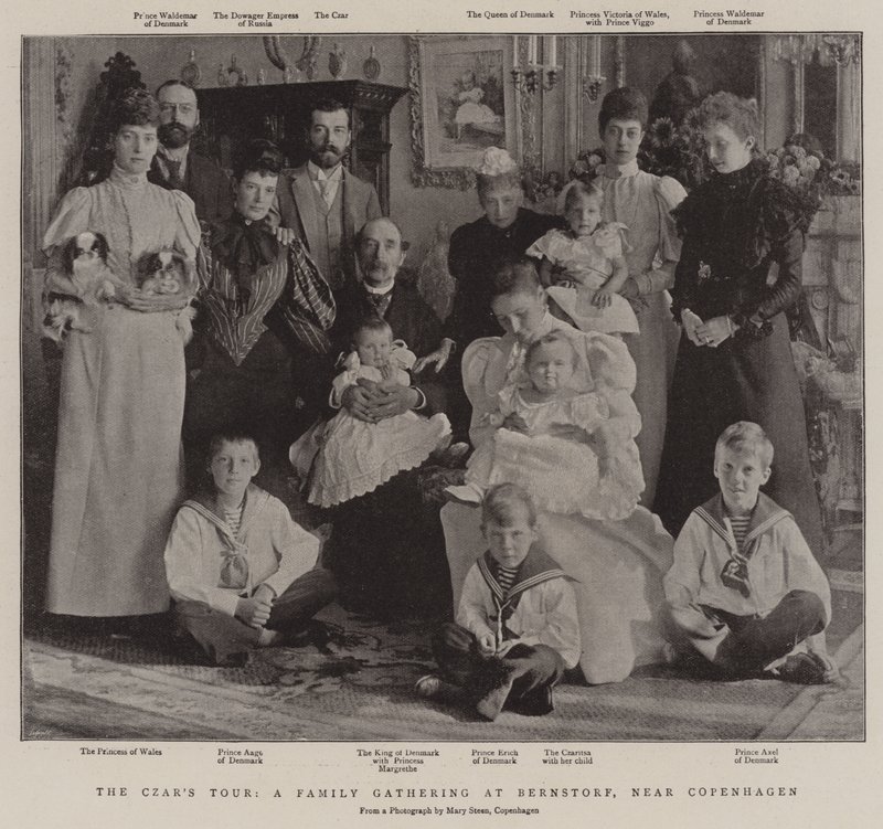 La tournée du tsar, une réunion de famille à Bernstorf, près de Copenhague - English Photographer
