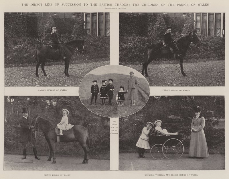 La ligne directe de succession au trône britannique, les enfants du prince de Galles - English Photographer