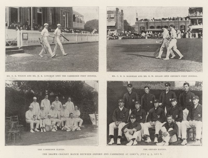 Le match de cricket nul entre Oxford et Cambridge à Lords, 4, 5 et 6 juillet - English Photographer