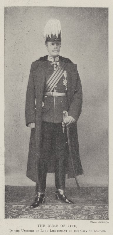Le Duc de Fife, en uniforme de Lord Lieutenant de la ville de Londres - English Photographer