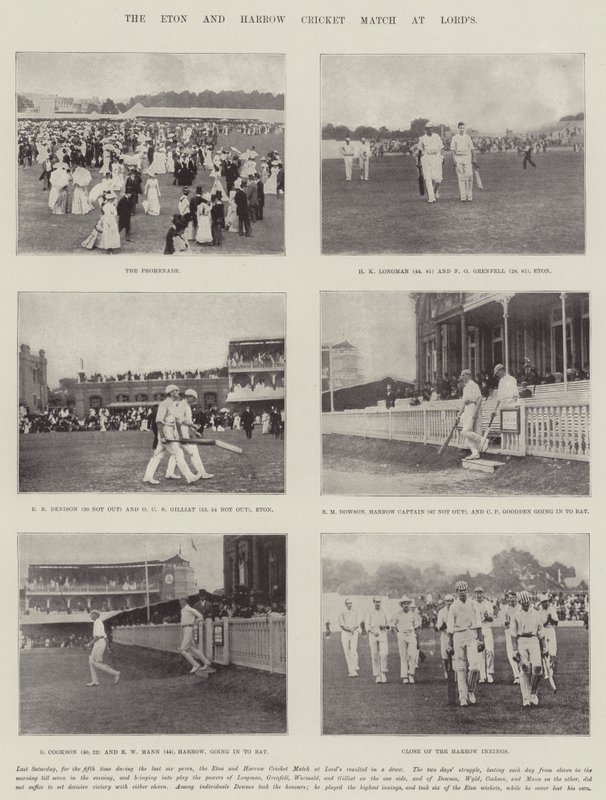 Le match de cricket Eton et Harrow à Lords - English Photographer
