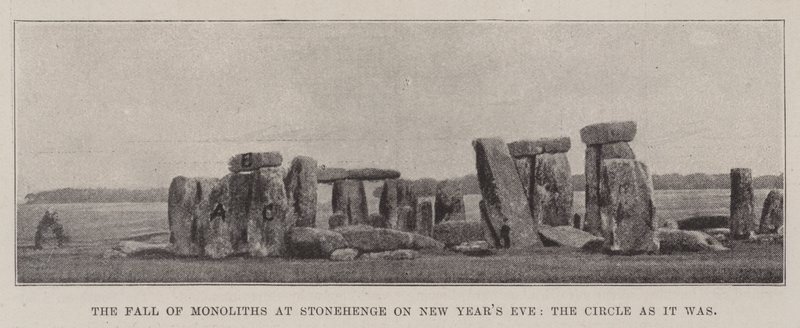 La Chute des Monolithes à Stonehenge la Veille du Nouvel An, le Cercle tel qu