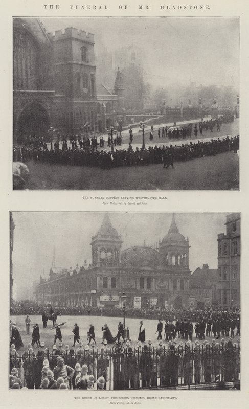 Les funérailles de M. Gladstone - English Photographer