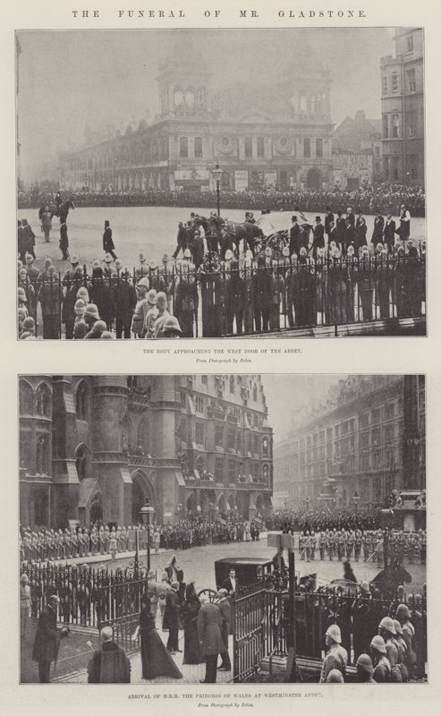 Les funérailles de M. Gladstone - English Photographer
