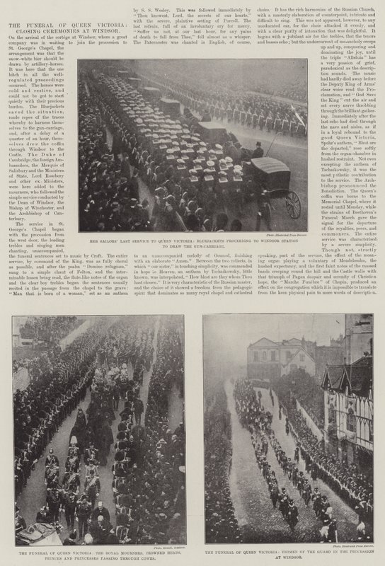 Les funérailles de la reine Victoria, cérémonies de clôture à Windsor - English Photographer