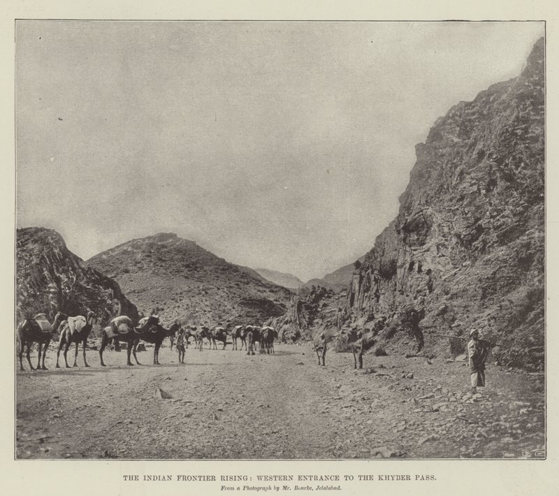 Le soulèvement de la frontière indienne, entrée ouest du col de Khyber - English Photographer