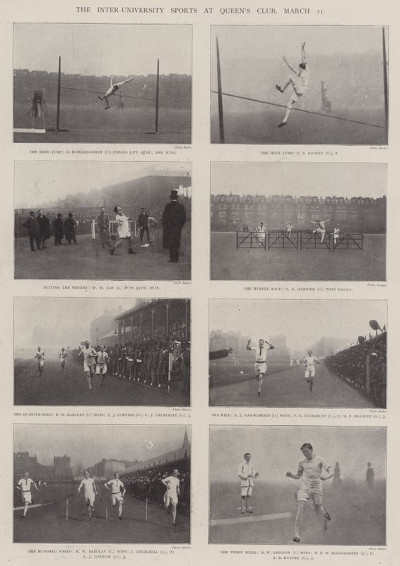 Les sports interuniversitaires au Queens Club, 21 mars - English Photographer