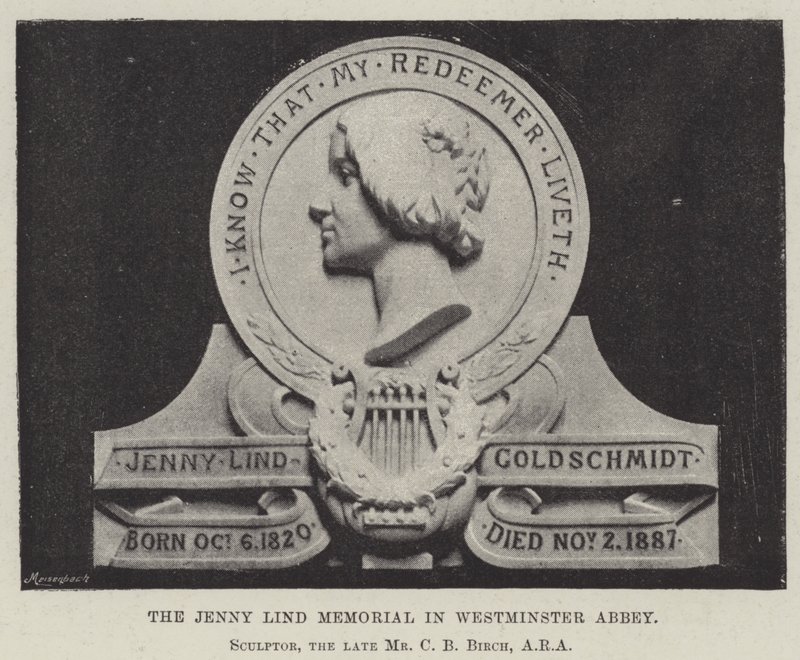Le mémorial Jenny Lind à l
