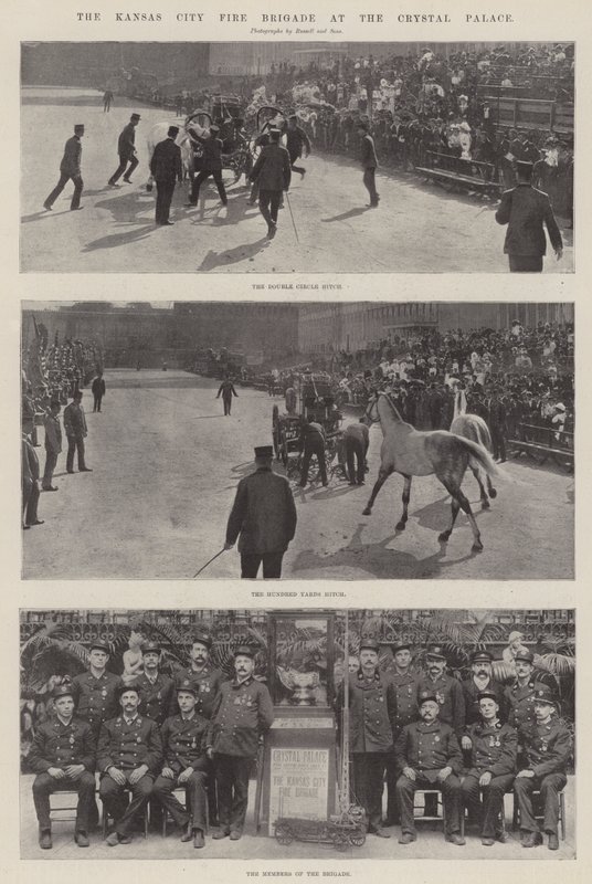 La brigade de pompiers de Kansas City au Crystal Palace - English Photographer