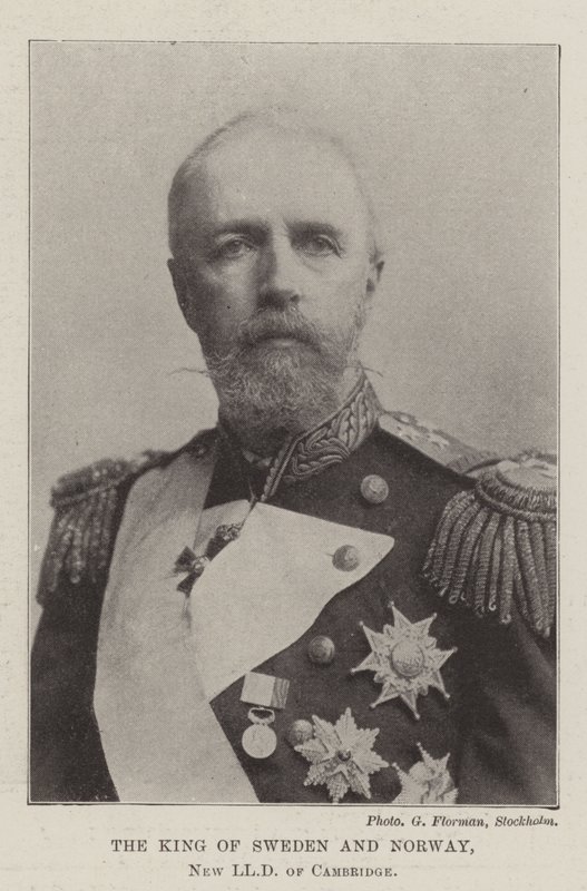 Le Roi de Suède et de Norvège, nouveau LLD de Cambridge - English Photographer