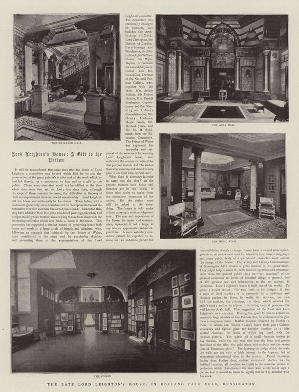 La maison du feu Lord Leighton, à Holland Park Road, Kensington - English Photographer