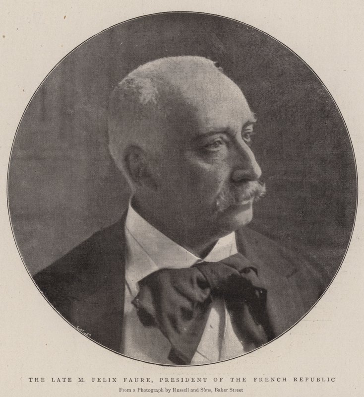 Feu M Félix Faure, président de la République française - English Photographer