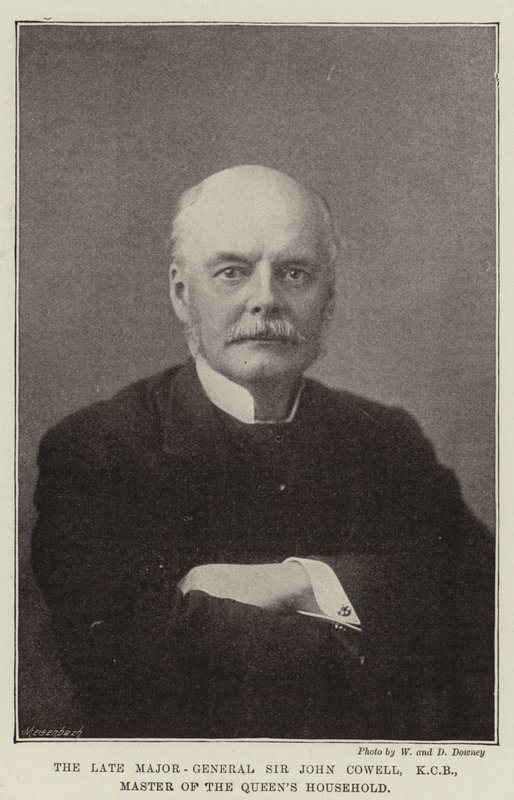 Feu le major-général Sir John Cowell, KCB, maître de la maison de la reine - English Photographer