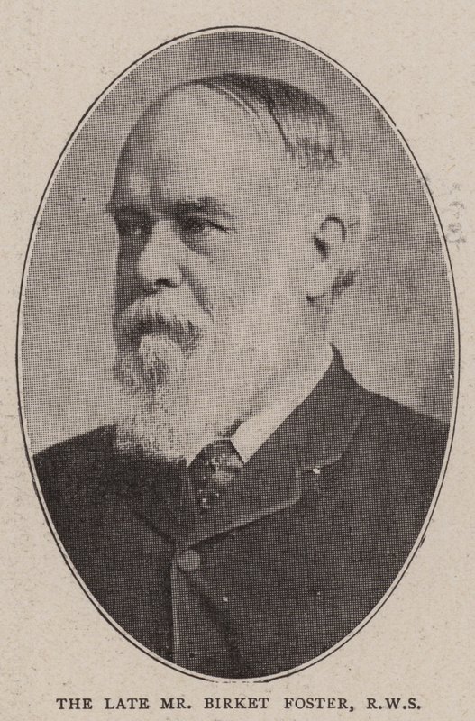 Le défunt M. Birket Foster, RWS - English Photographer