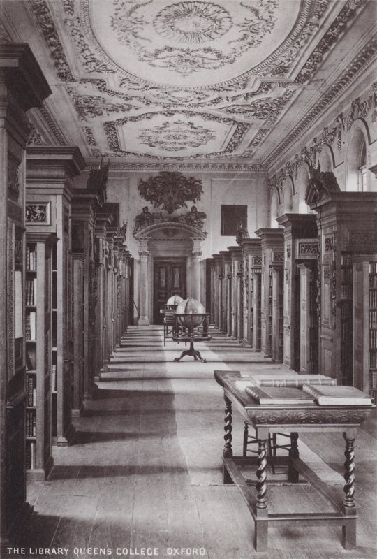 La bibliothèque du Queens College, Oxford - English Photographer