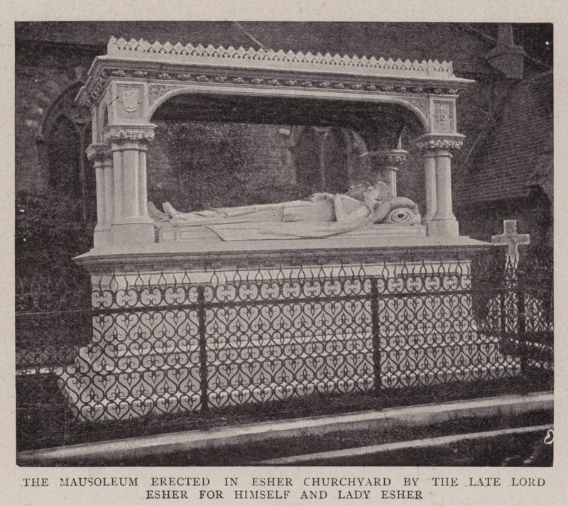 Le mausolée érigé dans le cimetière d