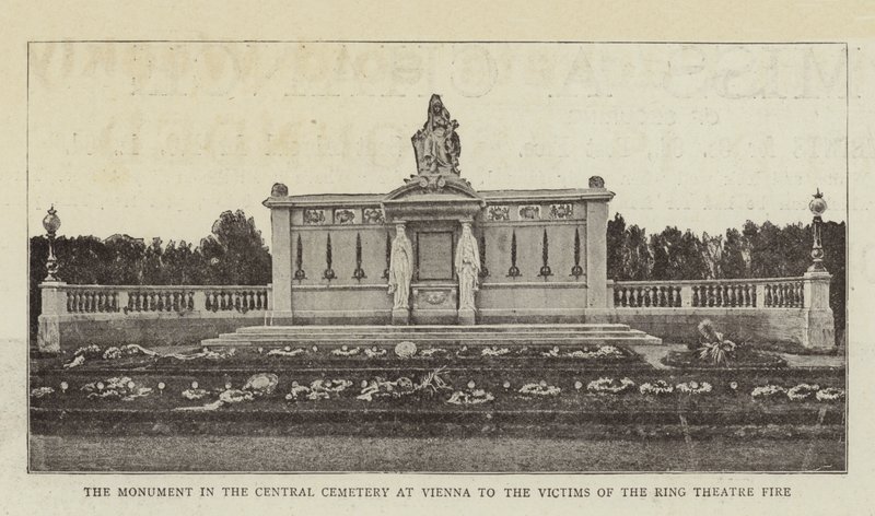 Le Monument au cimetière central de Vienne aux victimes de l