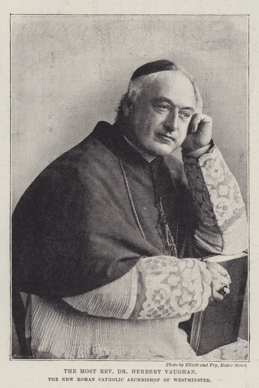 Le très révérend Dr Herbert Vaughan, le nouvel archevêque catholique romain de Westminster - English Photographer