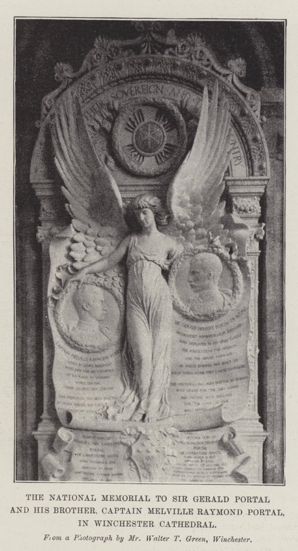 Le mémorial national à Sir Gerald Portal et à son frère, le capitaine Melville Raymond Portal, dans la cathédrale de Winchester - English Photographer