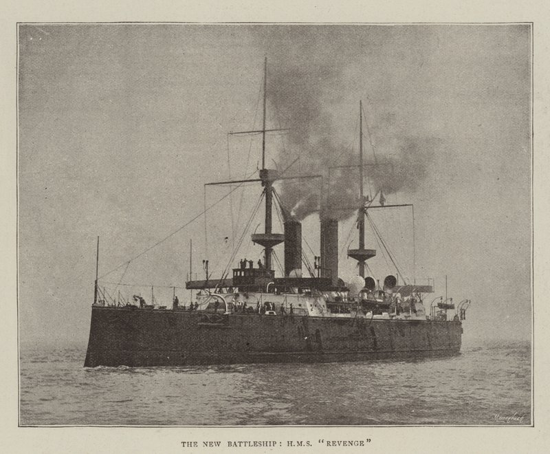 Le nouveau cuirassé, HMS Revenge - English Photographer