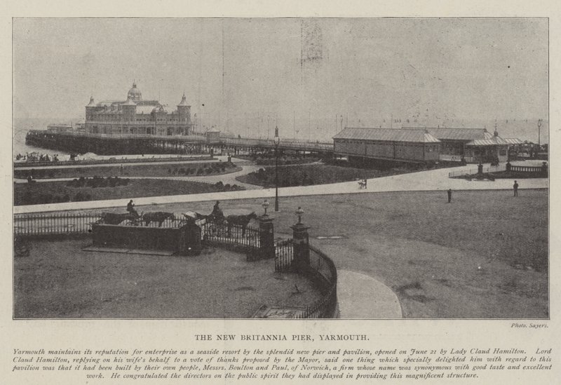 Le nouveau Britannia Pier, Yarmouth - English Photographer