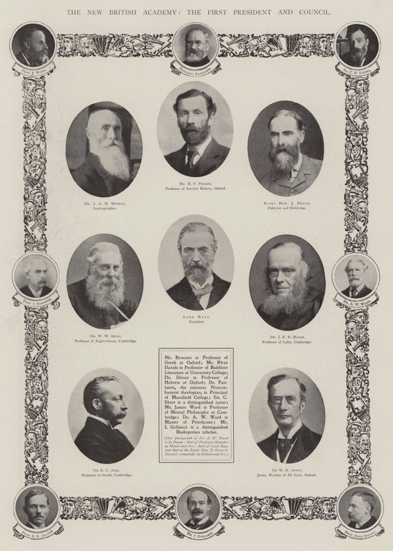 La nouvelle Académie britannique, le premier président et conseil - English Photographer